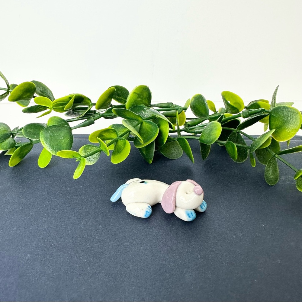 Vintage Mini Dog Figurine